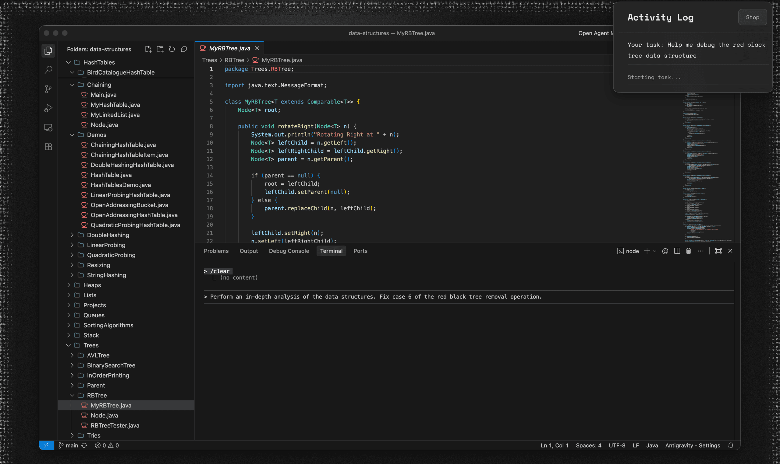 Command center screenshot 2