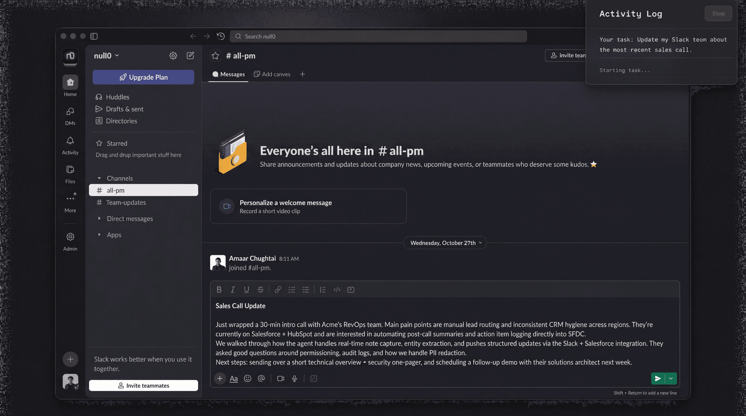 Command center screenshot 4